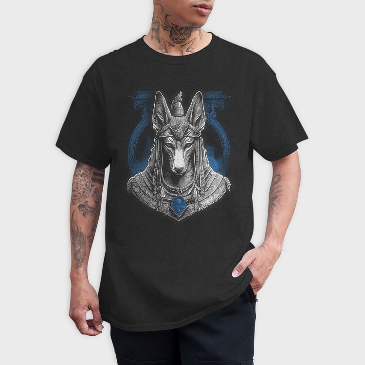 Anubis White, Tricou Barbati (Unisex)