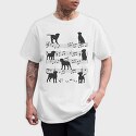 Music Staff Dogs, Tricou Barbati (Unisex)