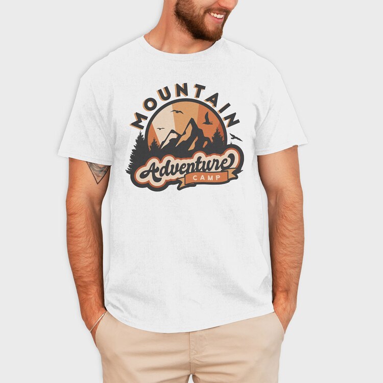 Mountain Adventure Camp, Tricou Barbati (Unisex)