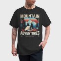 Mountain Adventures Retro Camping, Tricou Barbati (Unisex)
