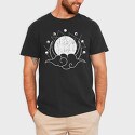 Moon Phases Monochrome, Tricou Barbati (Unisex)