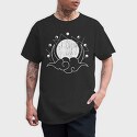 Moon Phases Monochrome, Tricou Barbati (Unisex)