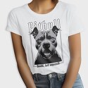 Pitbull Portrait, Tricou Femei