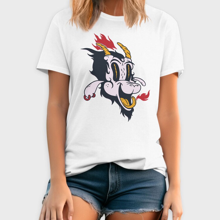 Satan Cartoon, Tricou Barbati (Unisex)