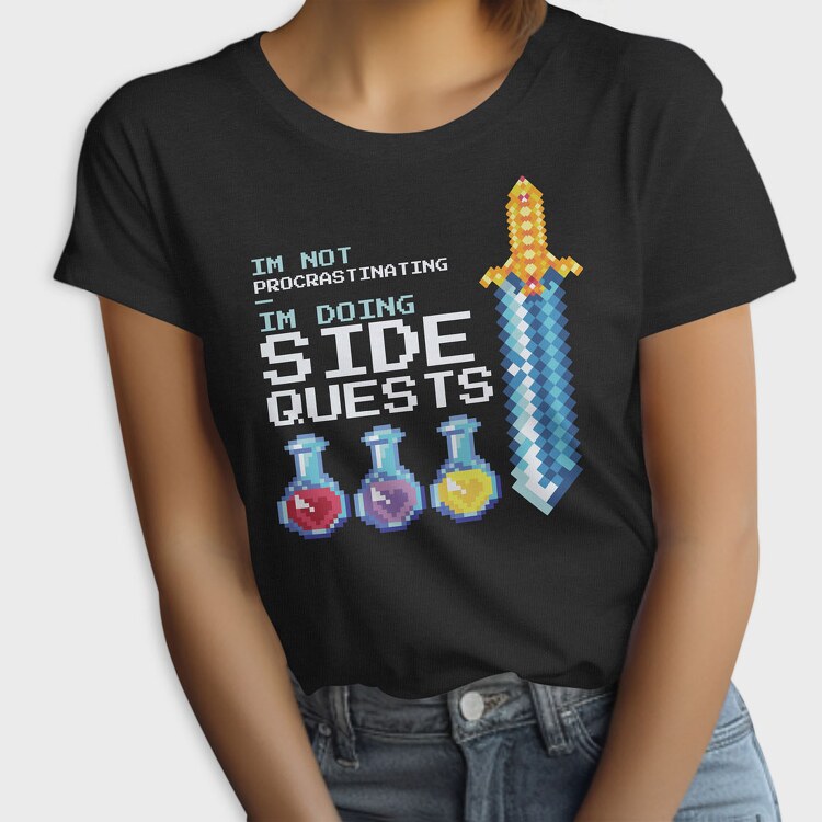 Pixel Side Quests, Tricou Femei