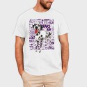 Newspaper Cutout Dalmatian, Tricou Barbati (Unisex)
