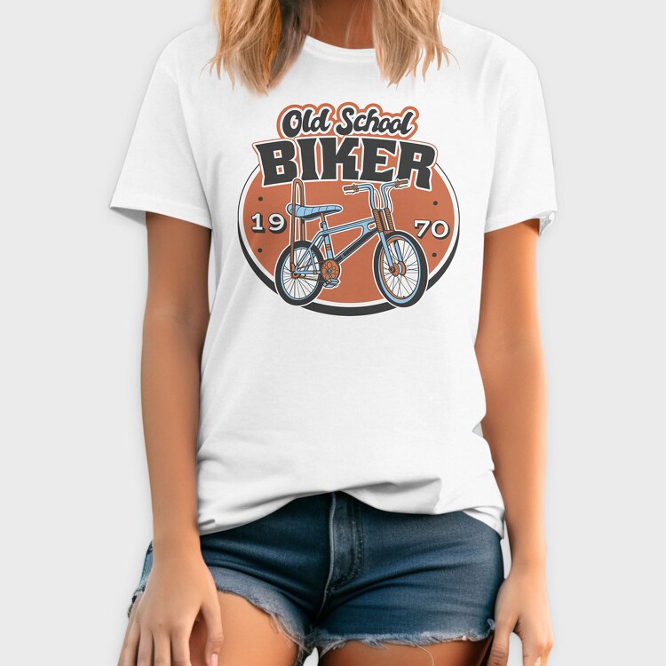 Old School Biker, Tricou Barbati (Unisex)