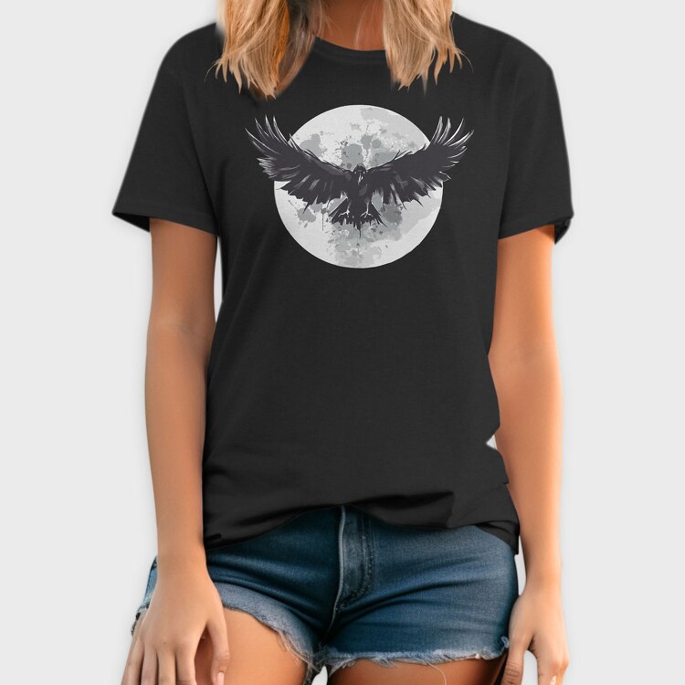 Raven Moon, Tricou Barbati (Unisex)