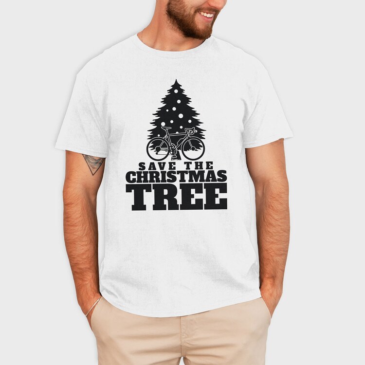 Save the Christmas Tree, Tricou Barbati (Unisex)
