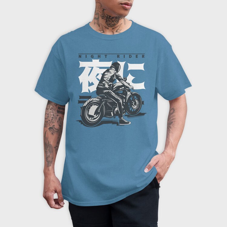 Night Rider, Tricou Barbati (Unisex)
