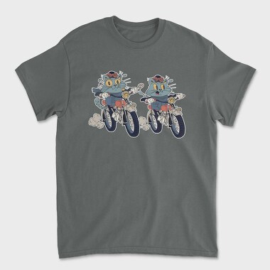 Bike Cat, Tricou Barbati (Unisex)