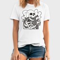 Skeleton Coffee, Tricou Barbati (Unisex)