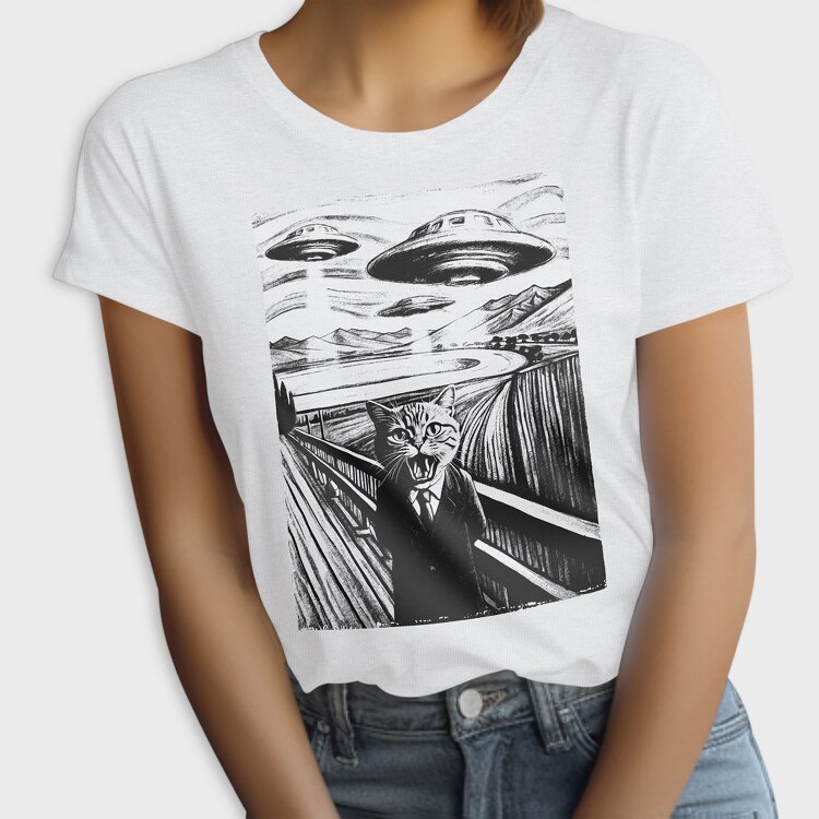 Scared Cat Ufo, Tricou Femei