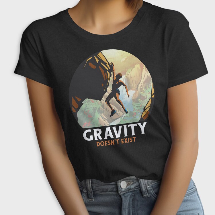 Rock Climbing Gravity, Tricou Femei