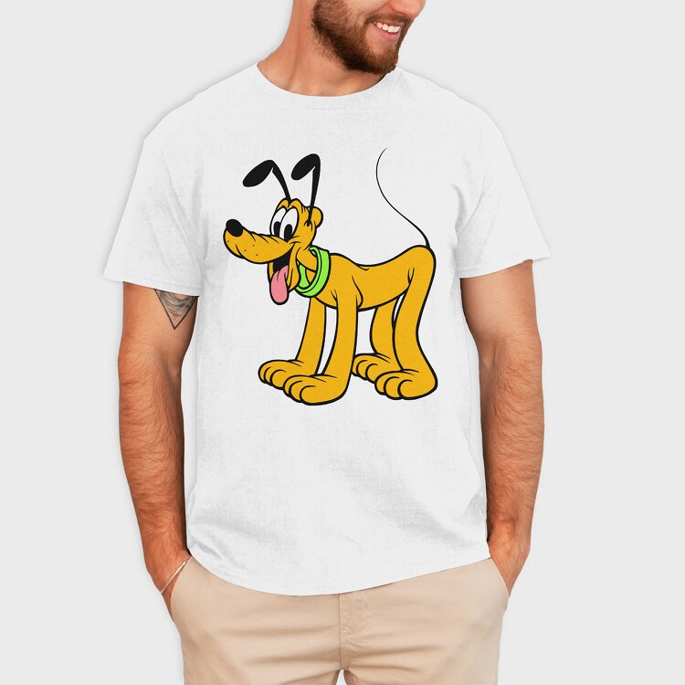 Cartoon Retro Pluto 4, Tricou Barbati (Unisex)