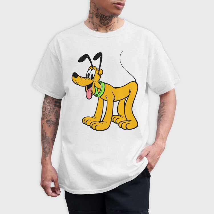 Cartoon Retro Pluto 4, Tricou Barbati (Unisex)