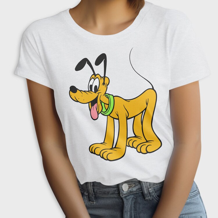 Cartoon Retro Pluto 4, Tricou Femei