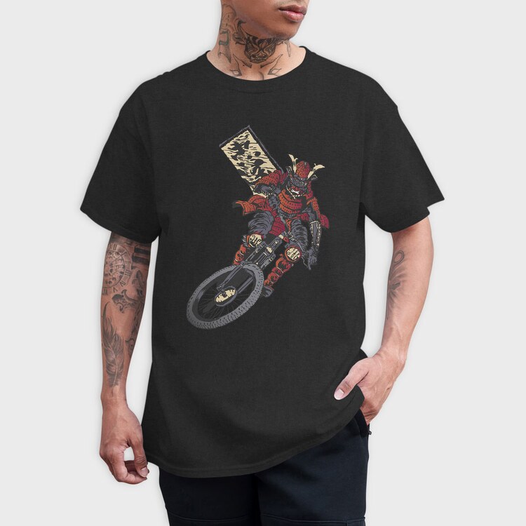 Samurai Biker, Tricou Barbati (Unisex)