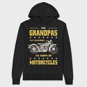Real Graandpas Ride Motorcycles, Hanorac Oversize Barbati (Unisex)