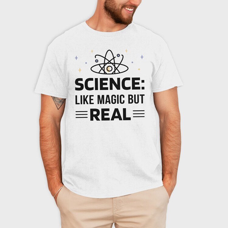 Science Like Magic but Real, Tricou Barbati (Unisex)