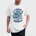 Cat I Hate People, Tricou Barbati (Unisex)