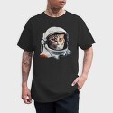 Realistic Astronaut Cat, Tricou Barbati (Unisex)