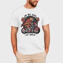 On My Way to Hell Death Bike, Tricou Barbati (Unisex)