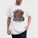 On My Way to Hell Death Bike, Tricou Barbati (Unisex)