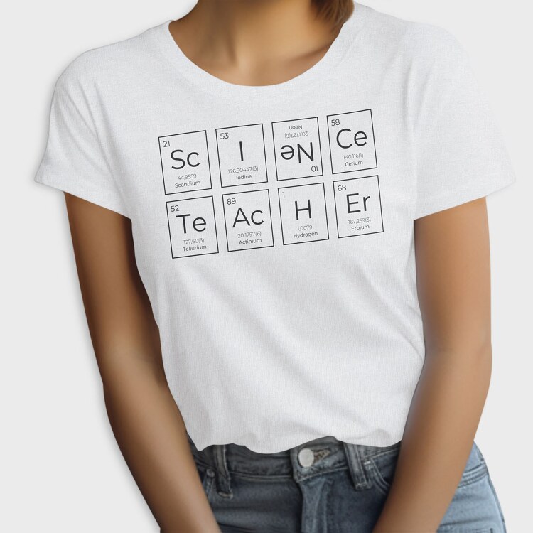 Science Teacher Elements, Tricou Femei