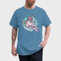 Skiing Unicorn, Tricou Barbati (Unisex)