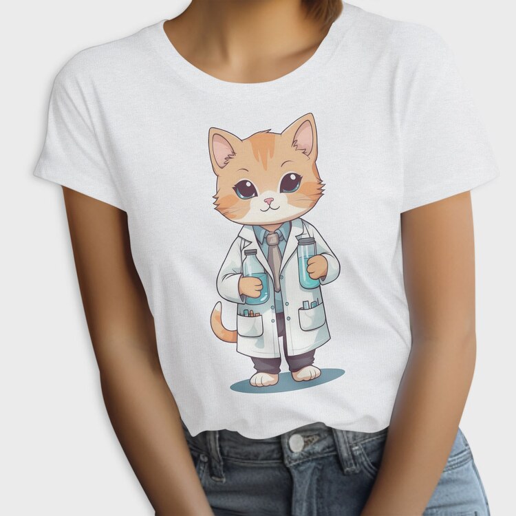 Scientist Cat, Tricou Femei