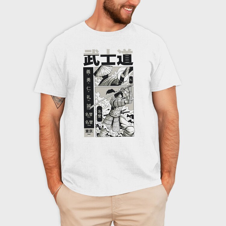 Samurai Bushido 2, Tricou Barbati (Unisex)