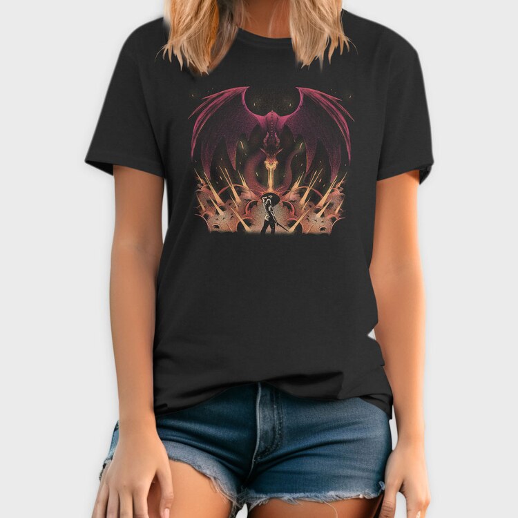 Dragon Warrior Flame, Tricou Barbati (Unisex)