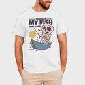 Skeleton Fishing, Tricou Barbati (Unisex)