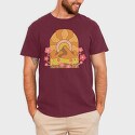 Mountain Flowers Sunset, Tricou Barbati (Unisex)