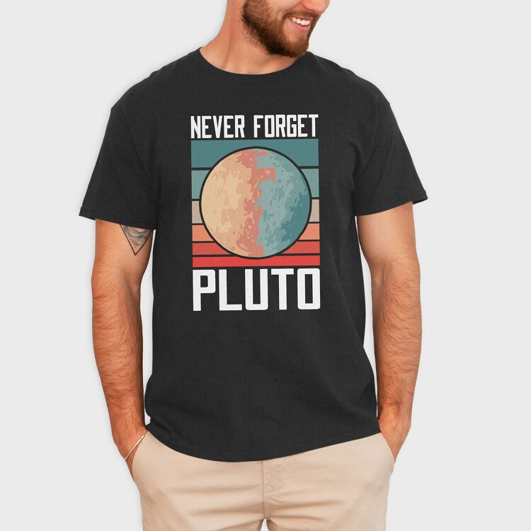Pluto Never Forget, Tricou Barbati (Unisex)