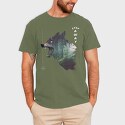 Realistic Forest Wolf, Tricou Barbati (Unisex)