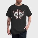 Rock Skeleton Hands, Tricou Barbati (Unisex)