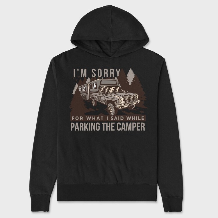 I'm Sorry Parking Quote, Hanorac Oversize Barbati (Unisex)