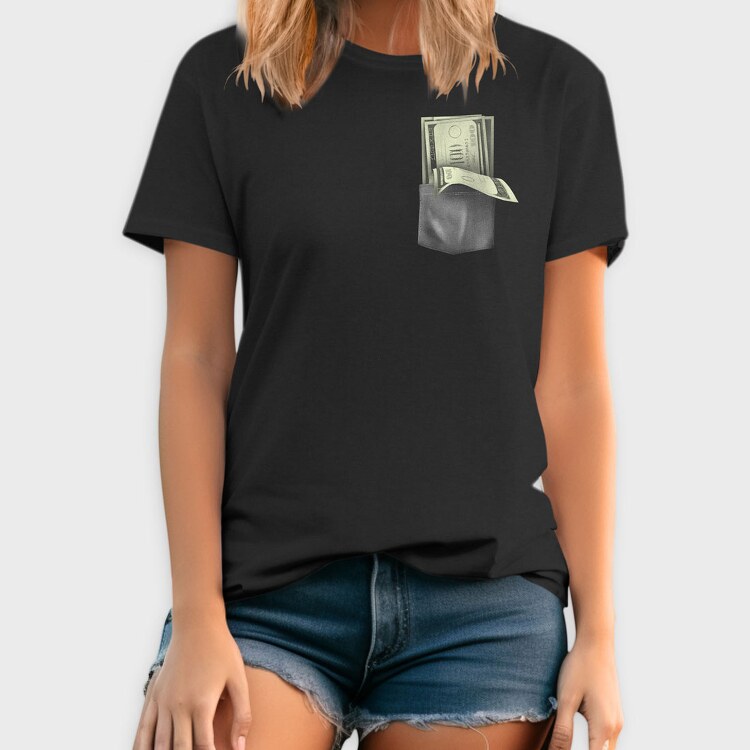 Realistic Money Pocket, Tricou Barbati (Unisex)