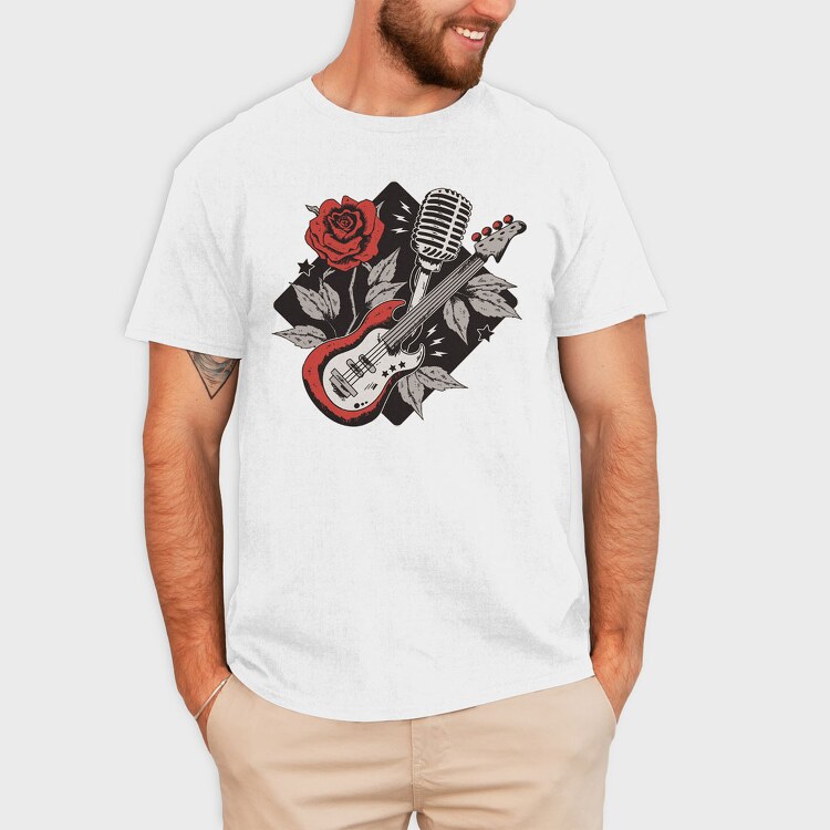 Rockabilly, Tricou Barbati (Unisex)