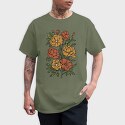 Orange Flowers, Tricou Barbati (Unisex)