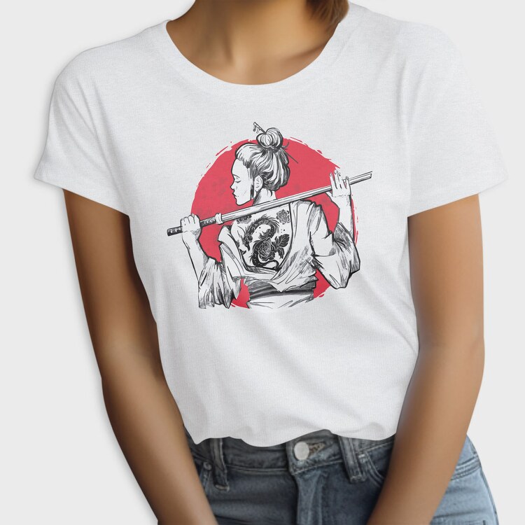 Samurai Girl Tattoo, Tricou Femei