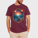 Otter Astronaut, Tricou Barbati (Unisex)