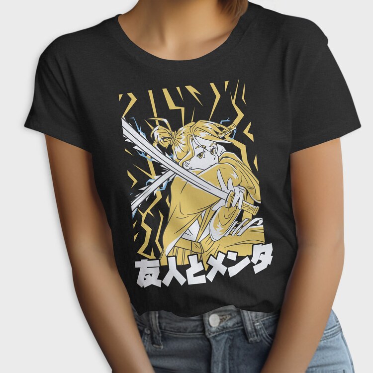 Samurai Girl Yellow, Tricou Femei