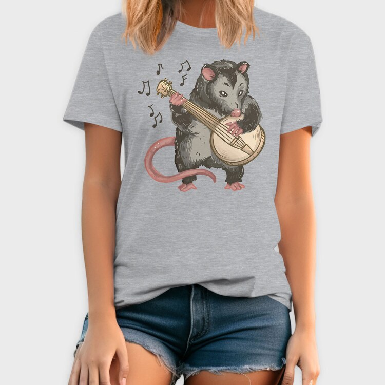 Possum Banjo, Tricou Barbati (Unisex)
