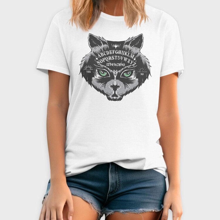 Ouija Cat, Tricou Barbati (Unisex)