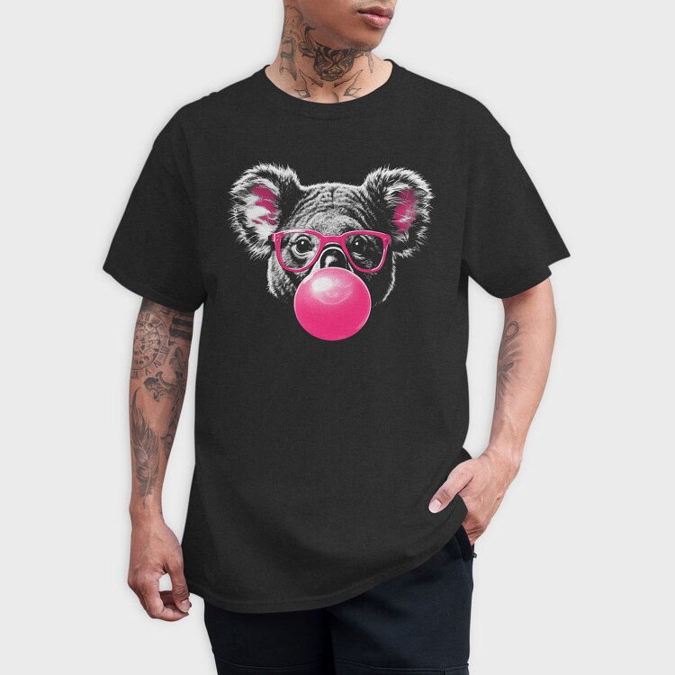 Koala Bubblegum Monochrome Sunglasses Pink, Tricou Barbati (Unisex)