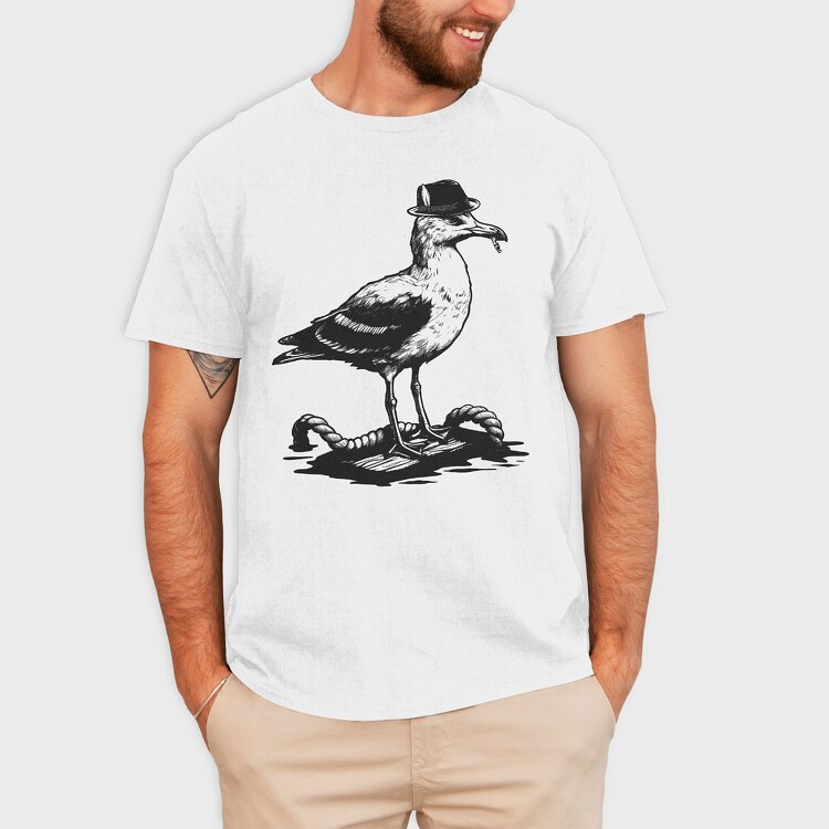 Seagullgerman, Tricou Barbati (Unisex)
