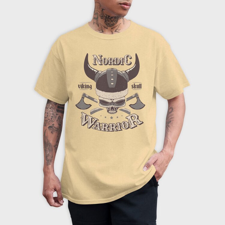 Nordic Warrior, Tricou Barbati (Unisex)